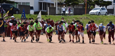 駅伝スタート写真