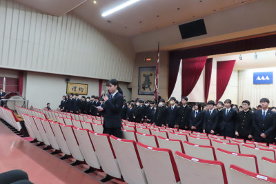 新入生代表挨拶