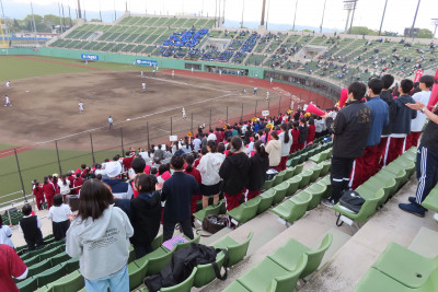 応援スタンド風景