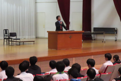 生徒総会校長挨拶