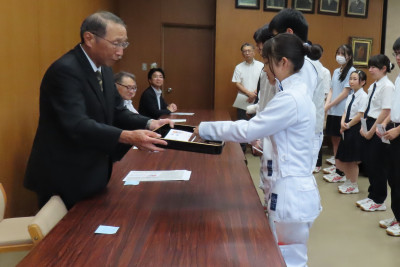 体育部OB会長からの激励